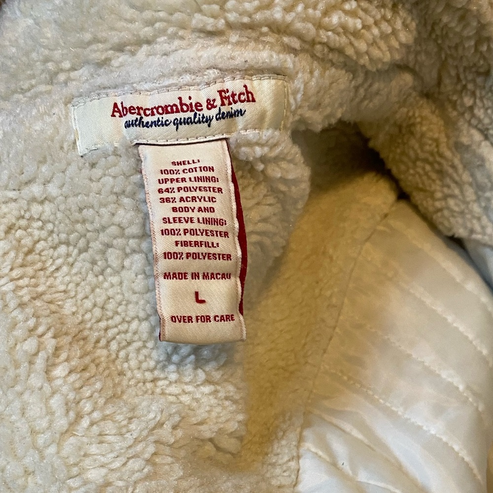 Vintage Abercrombie Denim Jacket with lining - Picture 6 of 6